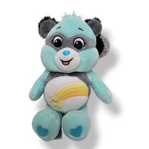 Care Bear Wish Bear Raccoon Bean Stuffed Plush Doll 10" Special Edition Animal
